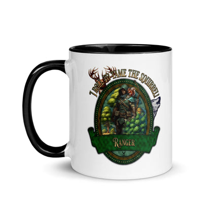 EYNA Emporium - "I Roll to Tame the Squirrel" Ranger Two-Toned Mug