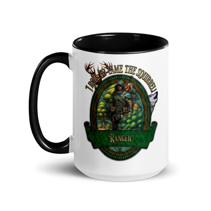 EYNA Emporium - "I Roll to Tame the Squirrel" Ranger Two-Toned Mug