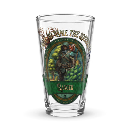 EYNA Emporium - "I Roll to Tame the Squirrel" Shaker Pint Glass - Ranger