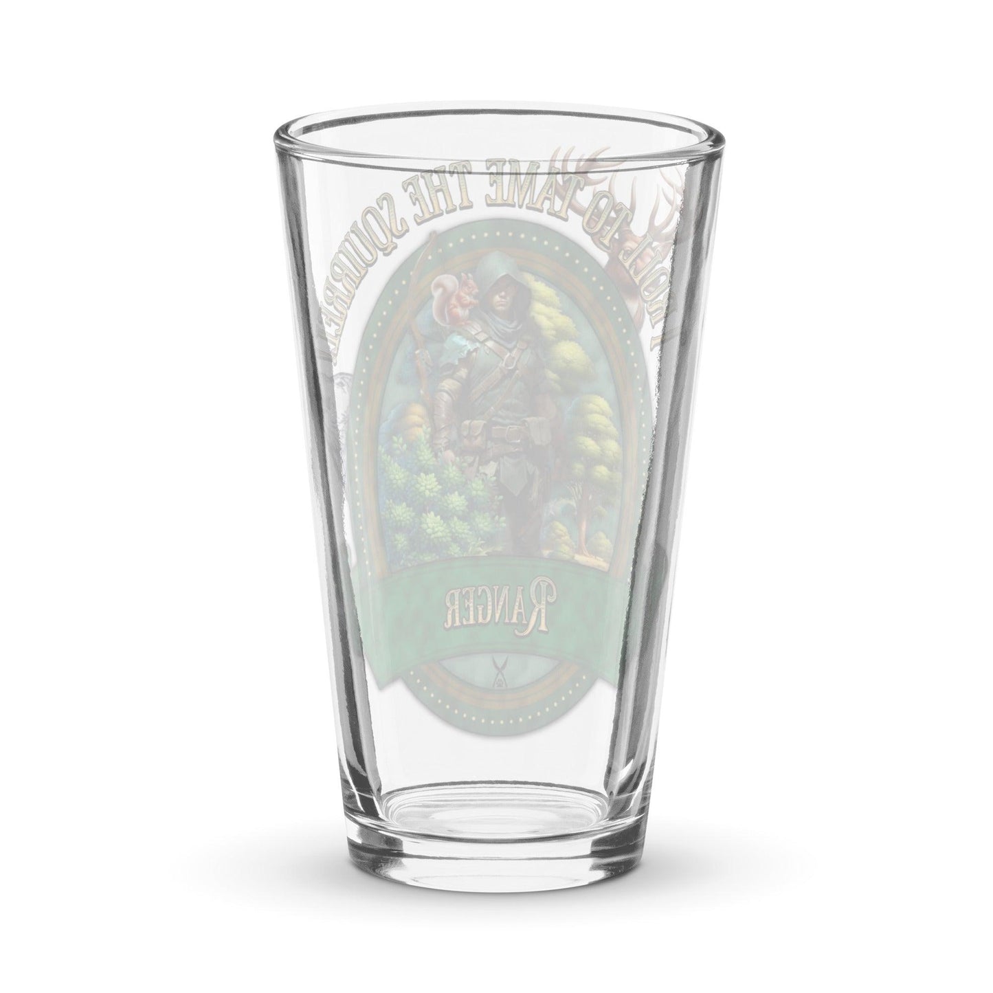 EYNA Emporium - "I Roll to Tame the Squirrel" Shaker Pint Glass - Ranger