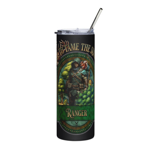 EYNA Emporium - "I Roll to Tame the Squirrel" Stainless Steel Tumbler - Ranger