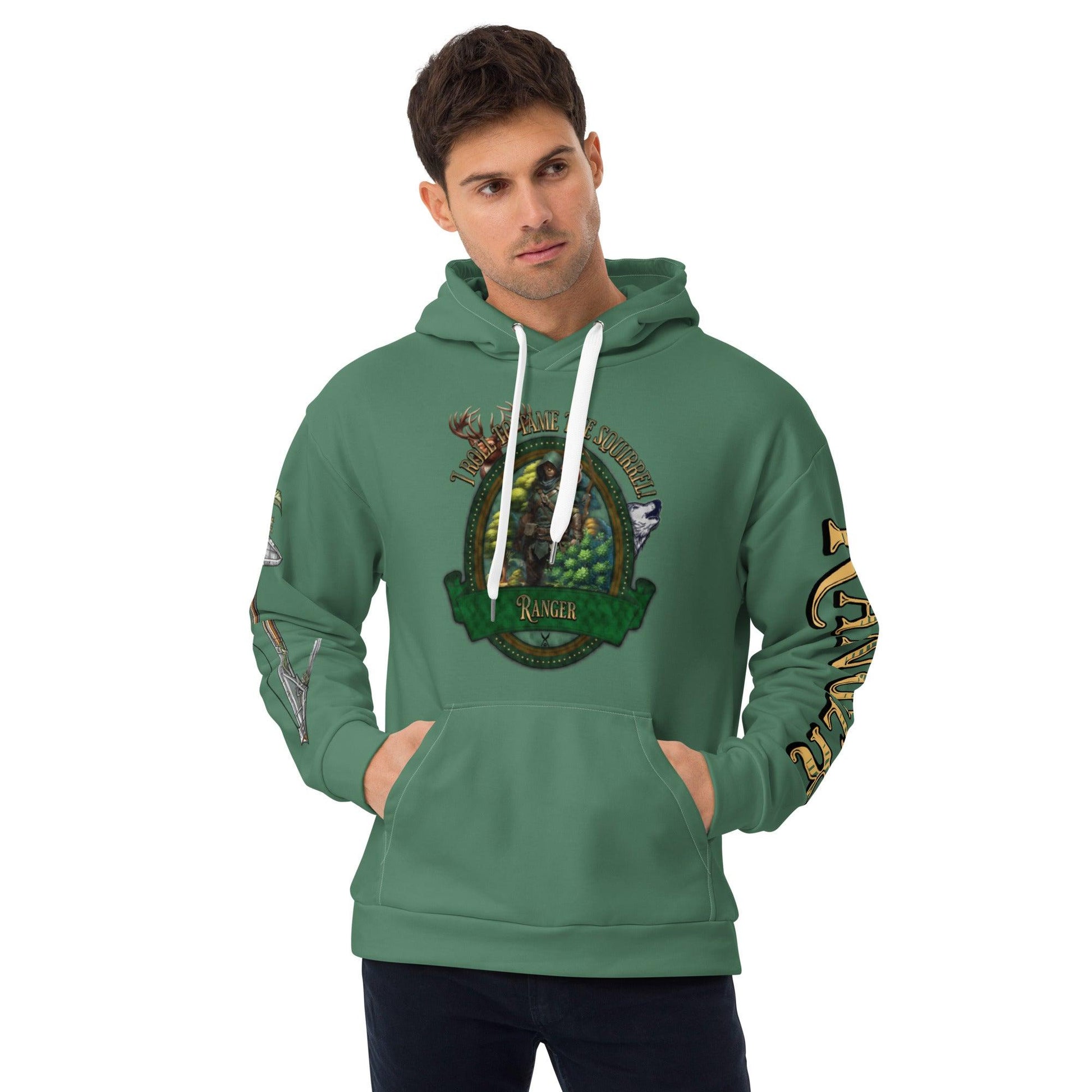 EYNA Emporium - "I Roll to Tame the Squirrel" Unisex Hoodie - Ranger