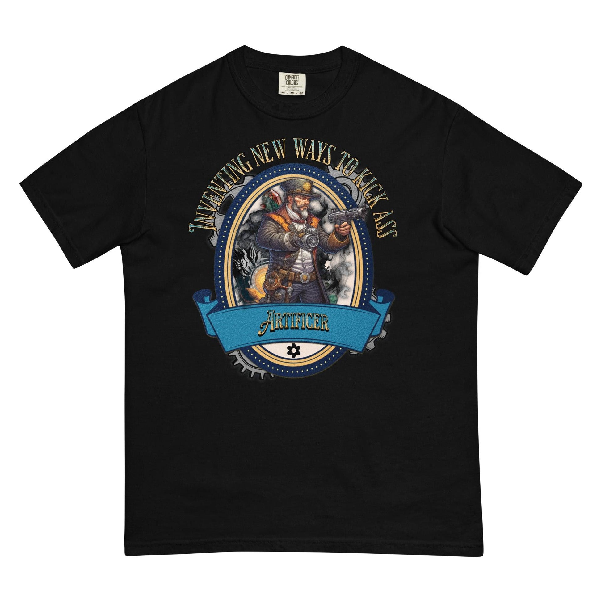 EYNA Emporium - "Inventing New Ways to Kick Ass" Artificer Unisex Heavyweight T-Shirt