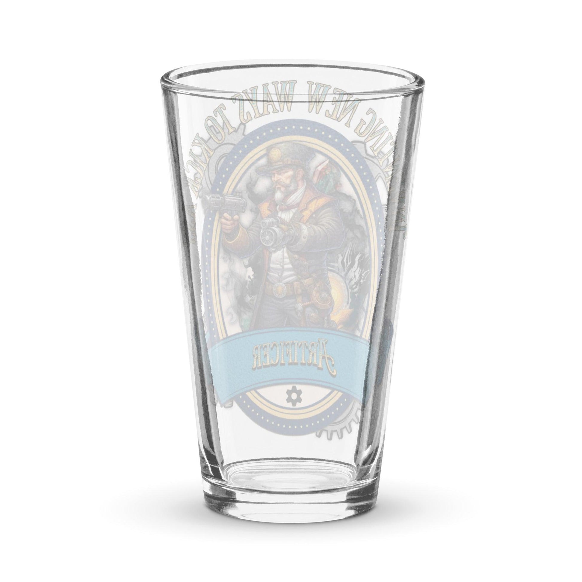 EYNA Emporium - "Inventing New Ways to Kick Ass" Shaker Pint Glass - Artificer