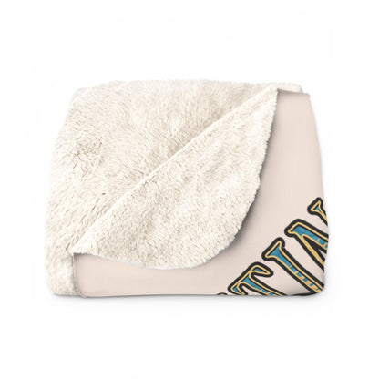 EYNA Emporium - "Inventing New Ways to Kick Ass" Sherpa Fleece Blanket - Artificer