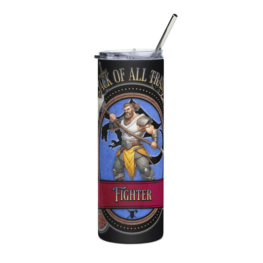 EYNA Emporium - "Jack of All Trades" Fighter Stainless Steel Tumbler