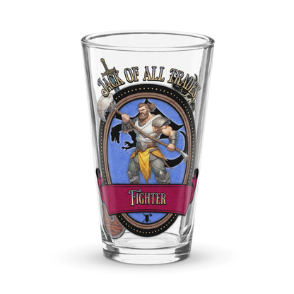 EYNA Emporium - "Jack of All Trades" Shaker Pint Glass - Fighter