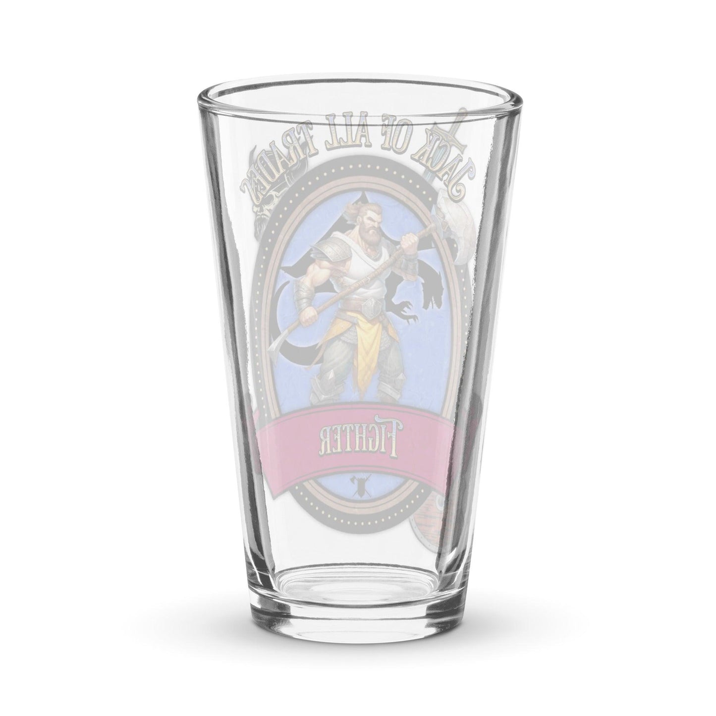 EYNA Emporium - "Jack of All Trades" Shaker Pint Glass - Fighter