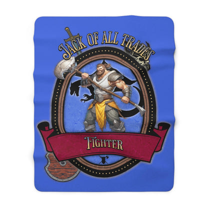 EYNA Emporium - "Jack of All Trades" Sherpa Fleece Blanket - Fighter