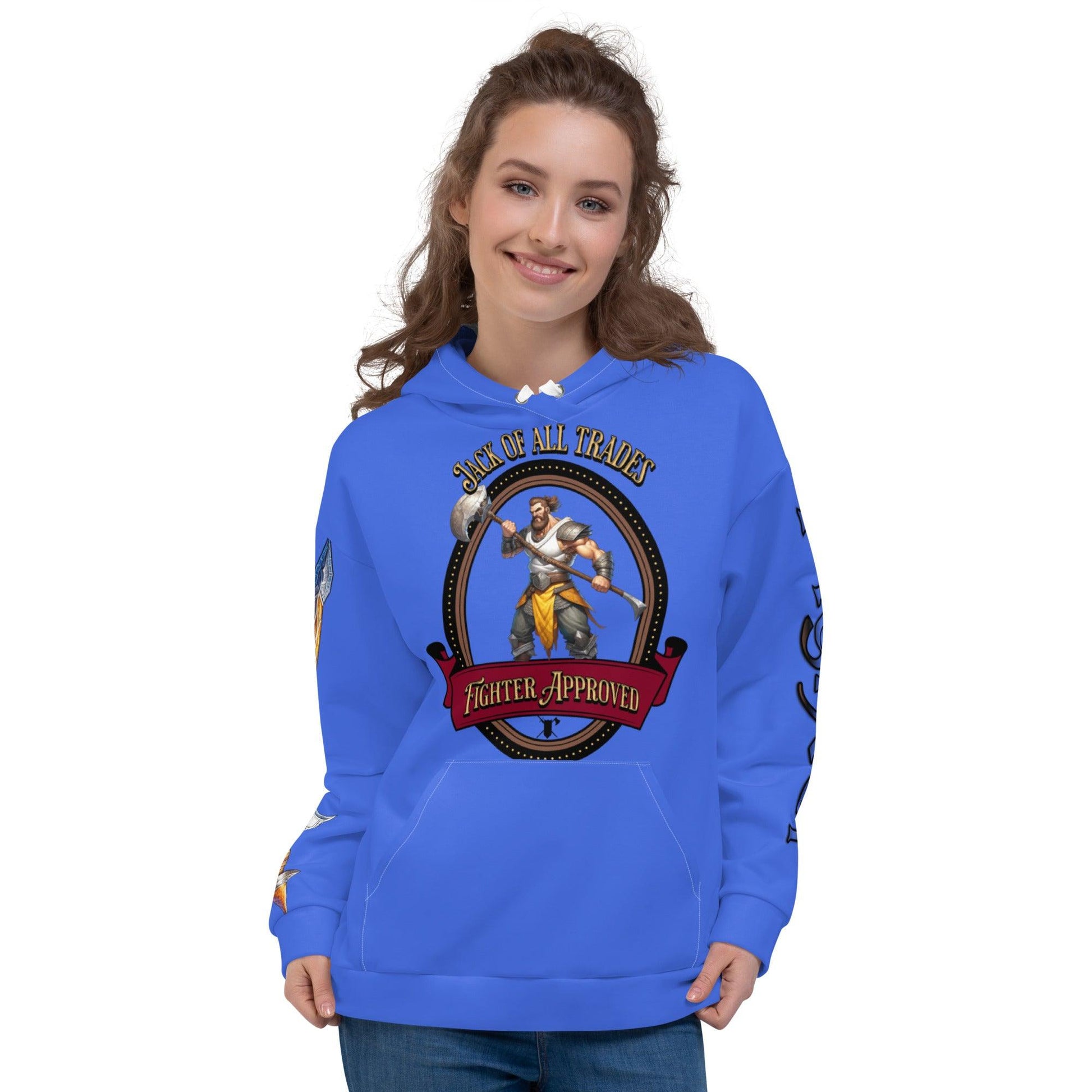 EYNA Emporium - "Jack of All Trades" Unisex Hoodie - Fighter