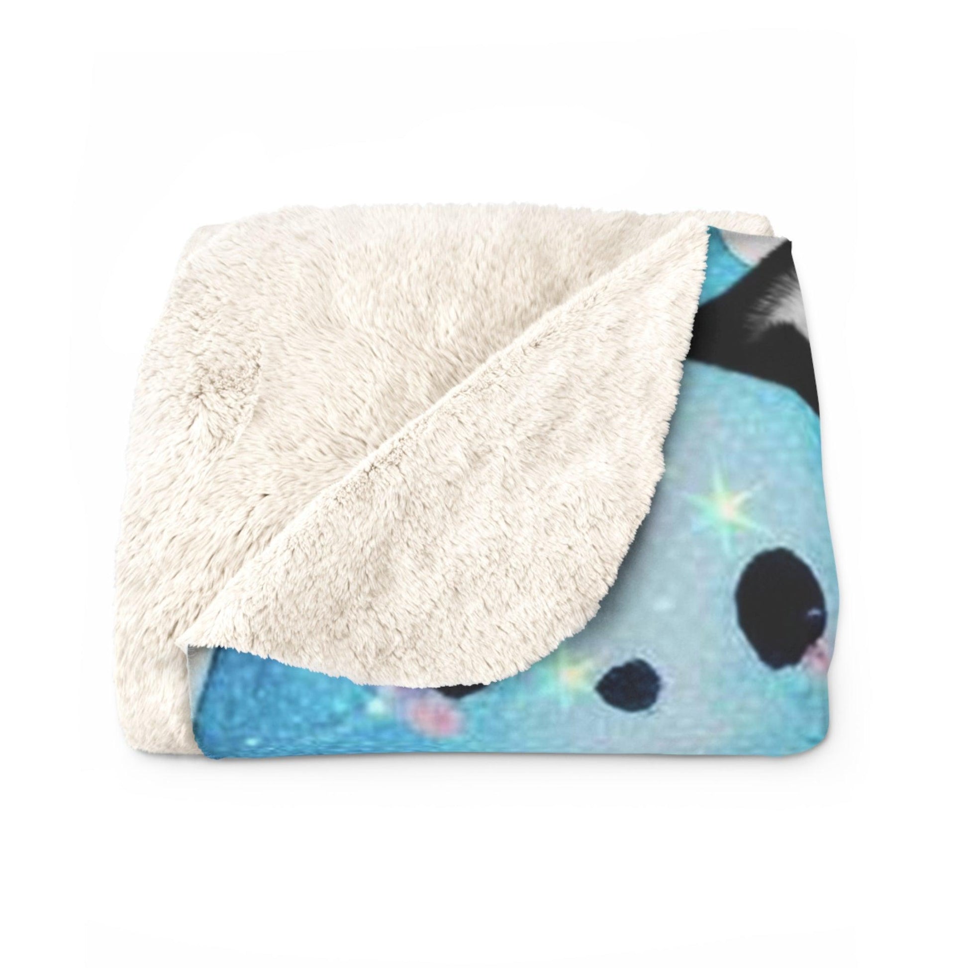 EYNA Emporium - "Kawaii Kitten Meow-angle" Sherpa Fleece Blanket