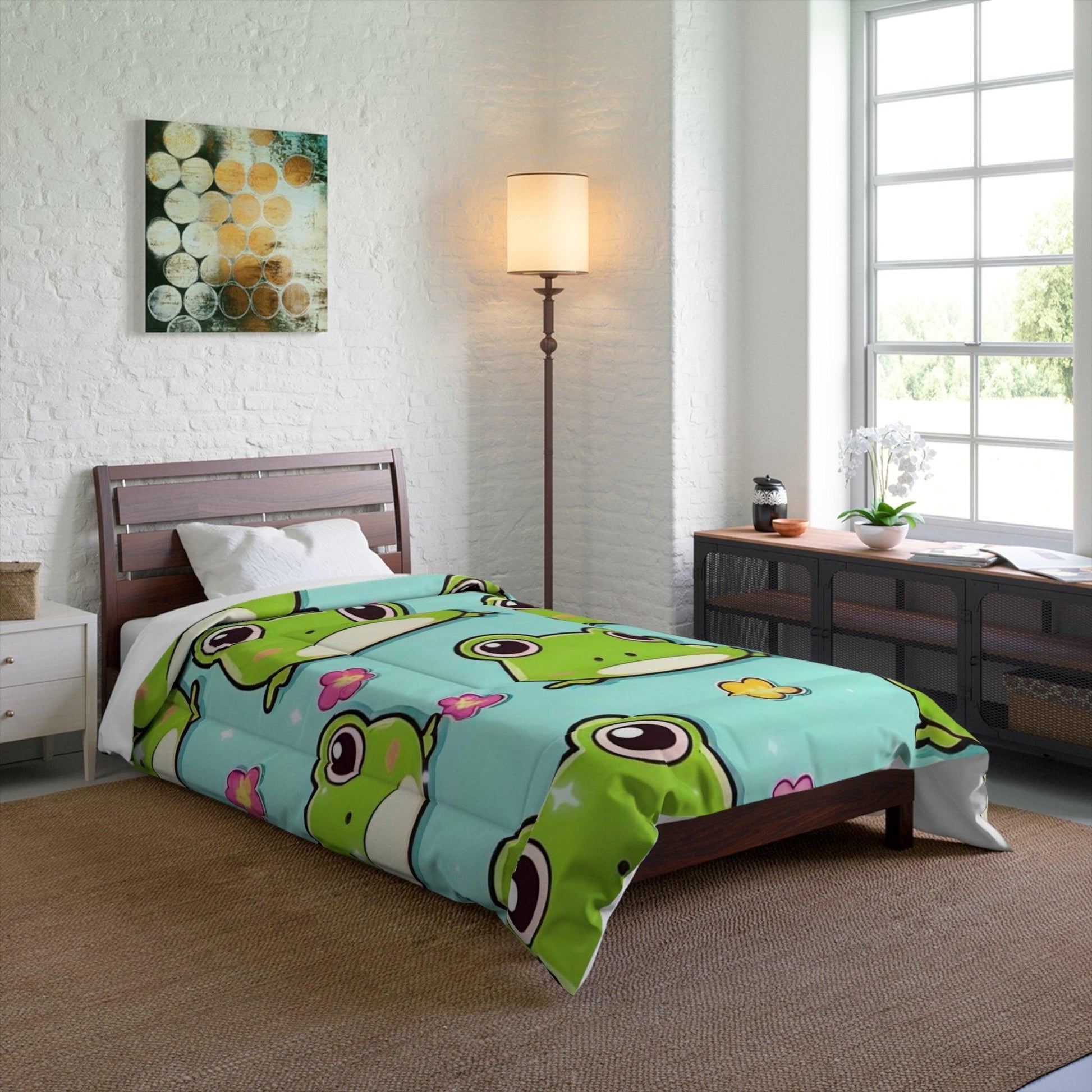 EYNA Emporium - "Kawaii Love Frog" Comforter