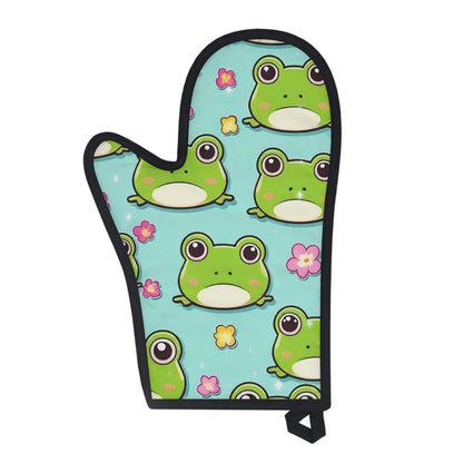 EYNA Emporium - "Kawaii Love Frog" Oven Glove