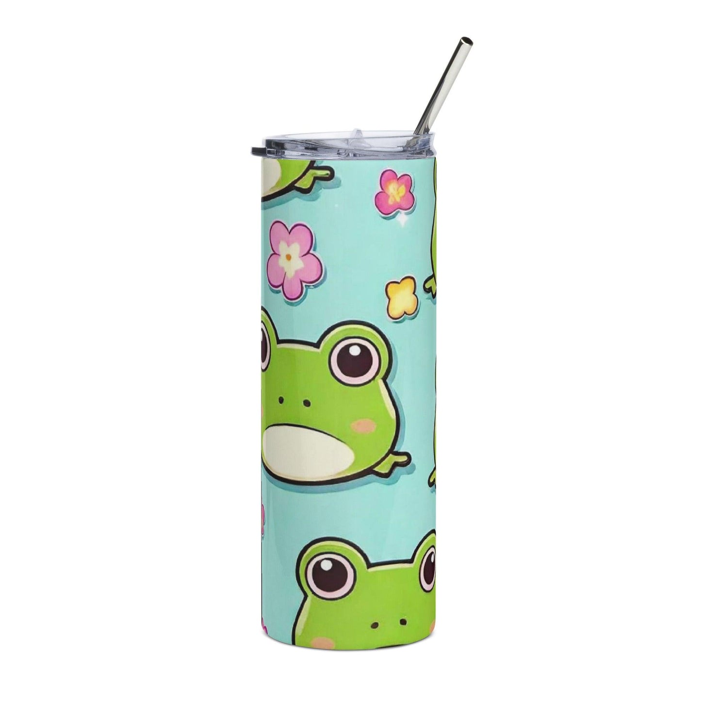 EYNA Emporium - "Kawaii Love Frog" Stainless Steel Tumbler