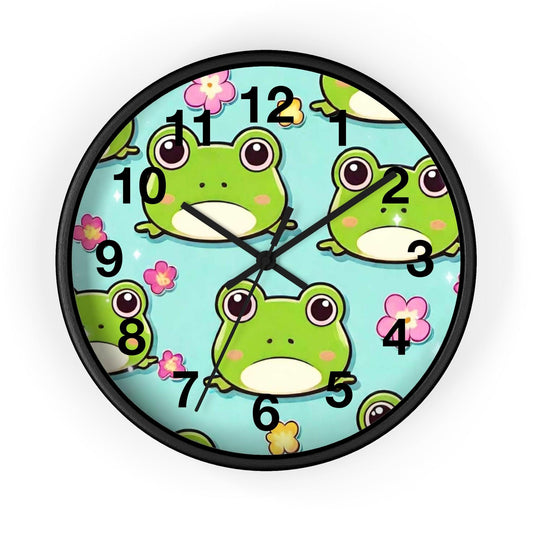 EYNA Emporium - "Kawaii Love Frog" Wall Clock