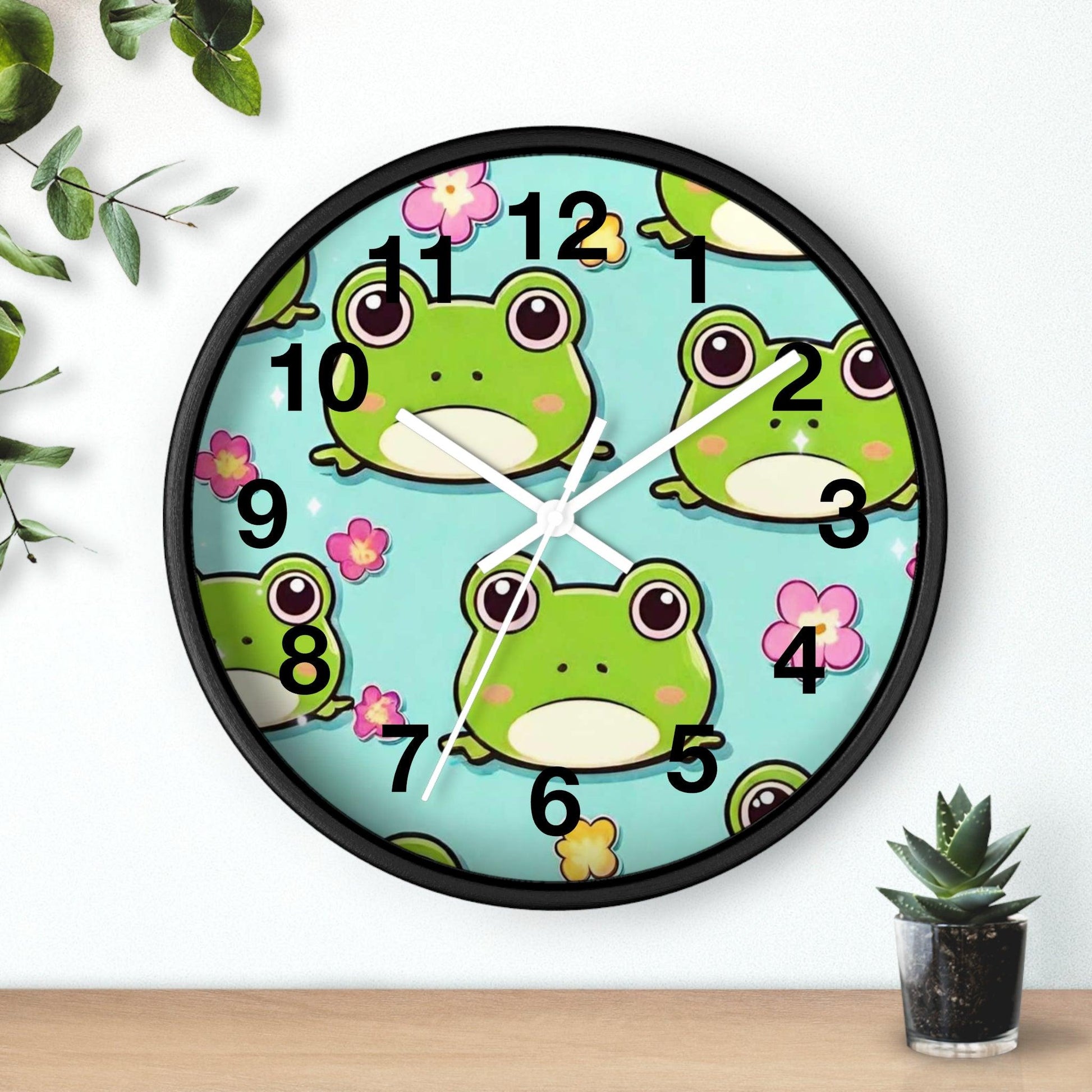 EYNA Emporium - "Kawaii Love Frog" Wall Clock