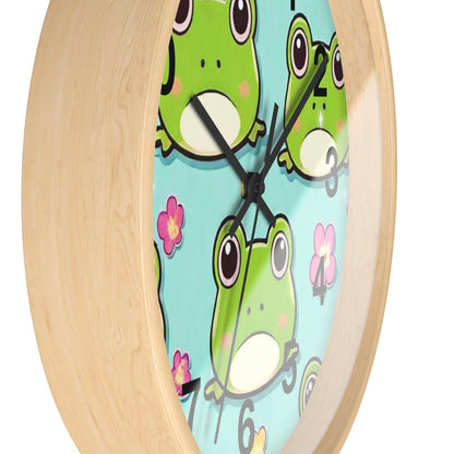 EYNA Emporium - "Kawaii Love Frog" Wall Clock