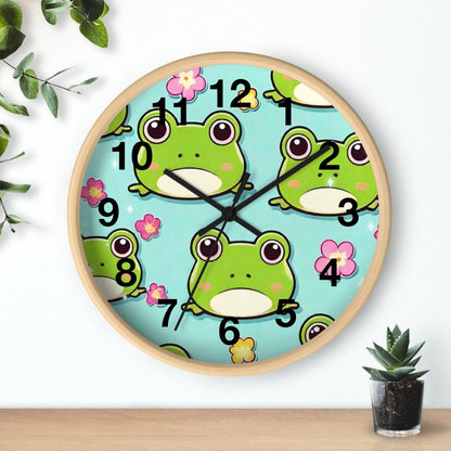 EYNA Emporium - "Kawaii Love Frog" Wall Clock