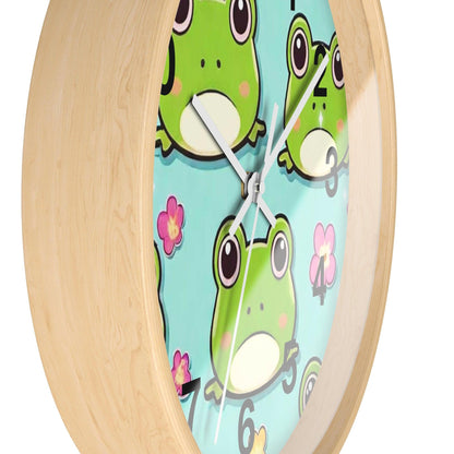 EYNA Emporium - "Kawaii Love Frog" Wall Clock