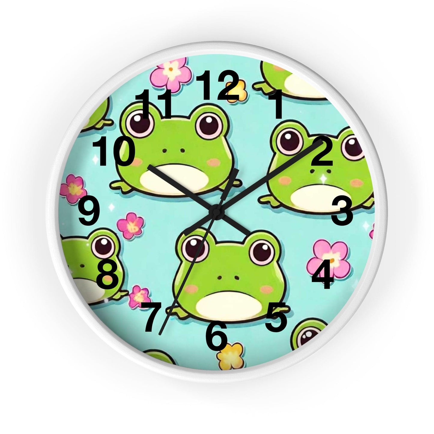 EYNA Emporium - "Kawaii Love Frog" Wall Clock