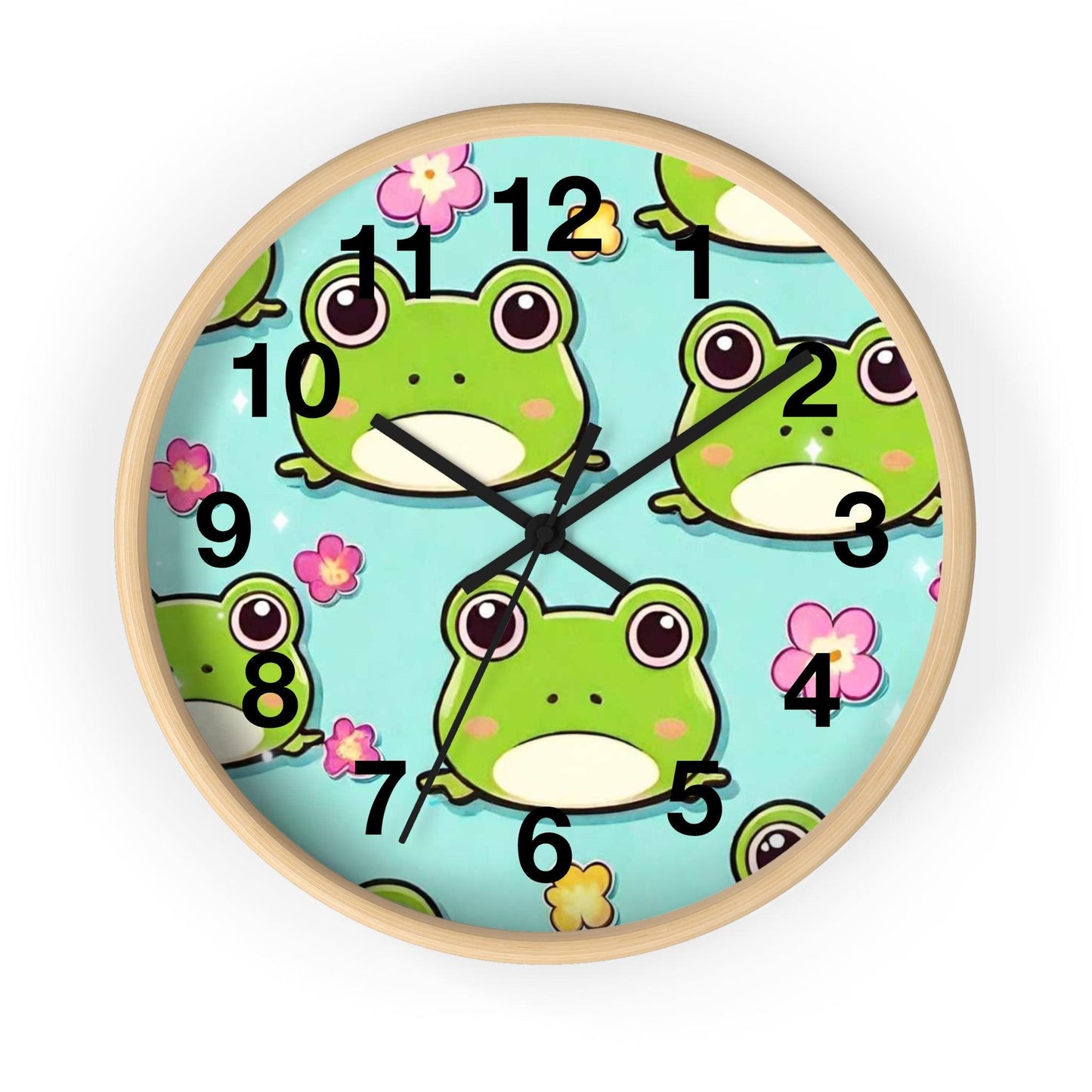 EYNA Emporium - "Kawaii Love Frog" Wall Clock