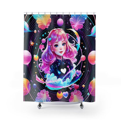 EYNA Emporium - "Kawaii Outer Space" Shower Curtains