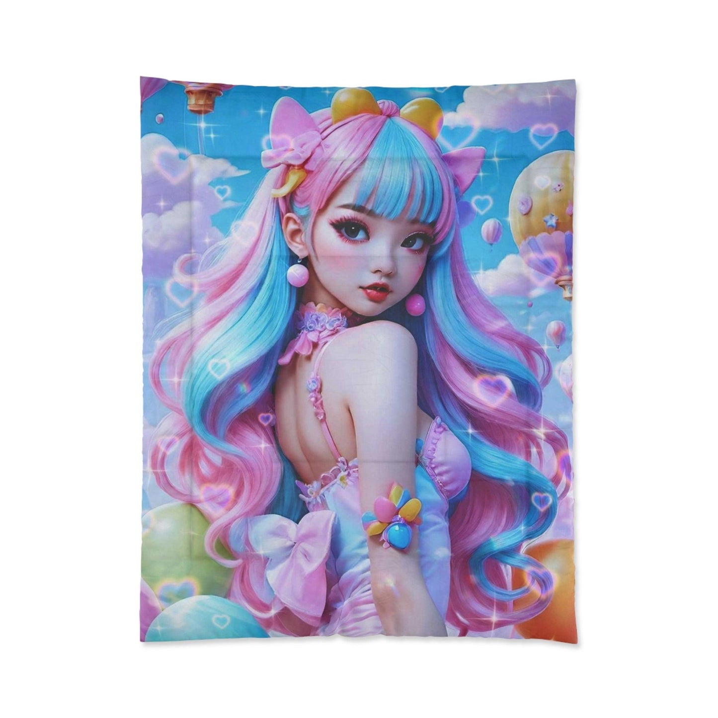 EYNA Emporium - "Kawaii Shimmering Cutie" Comforter