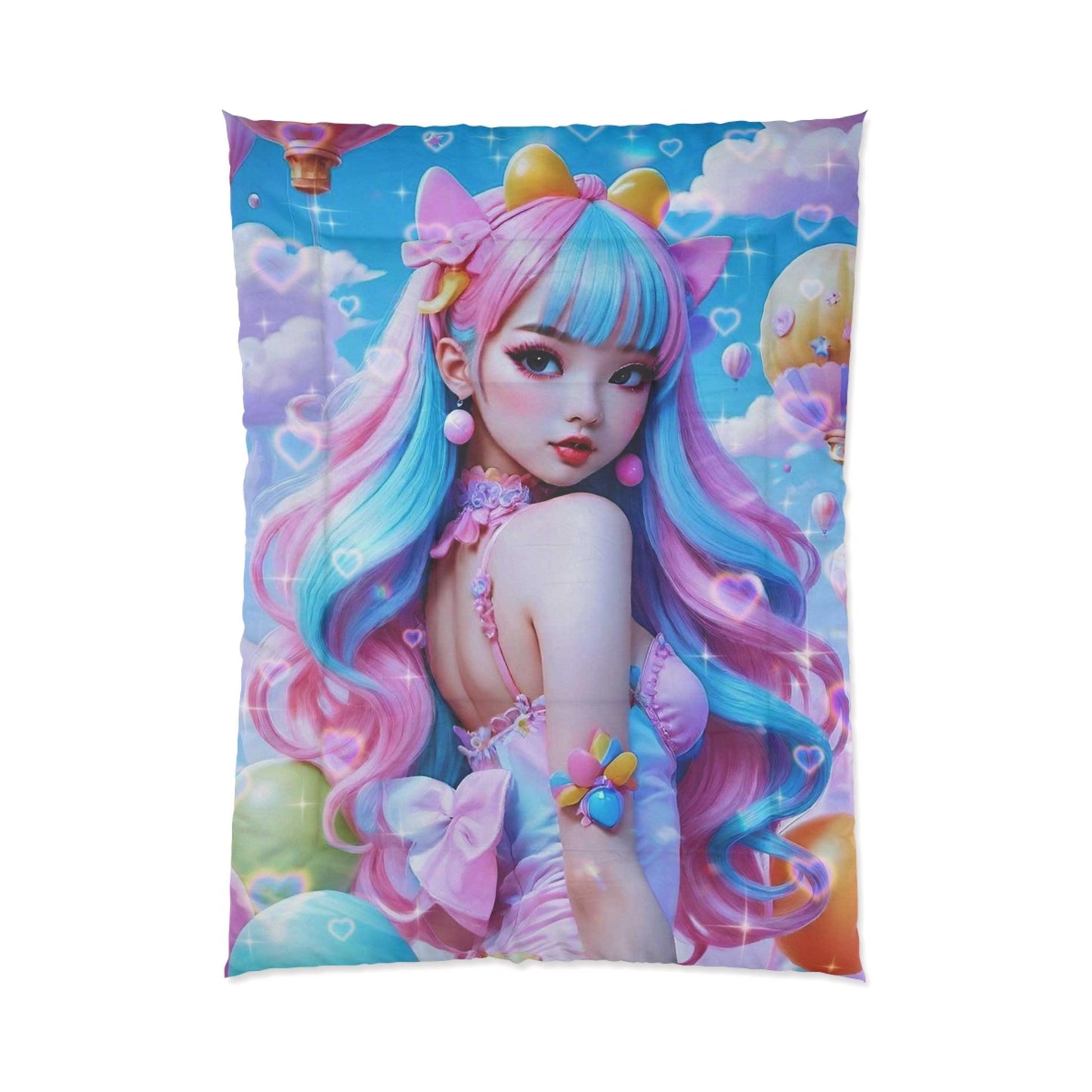 EYNA Emporium - "Kawaii Shimmering Cutie" Comforter