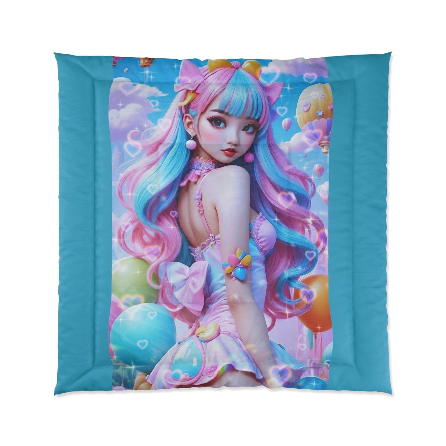 EYNA Emporium - "Kawaii Shimmering Cutie" Comforter