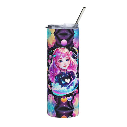 EYNA Emporium - "Kawaii Shimmering Cutie" Stainless Steel Tumbler