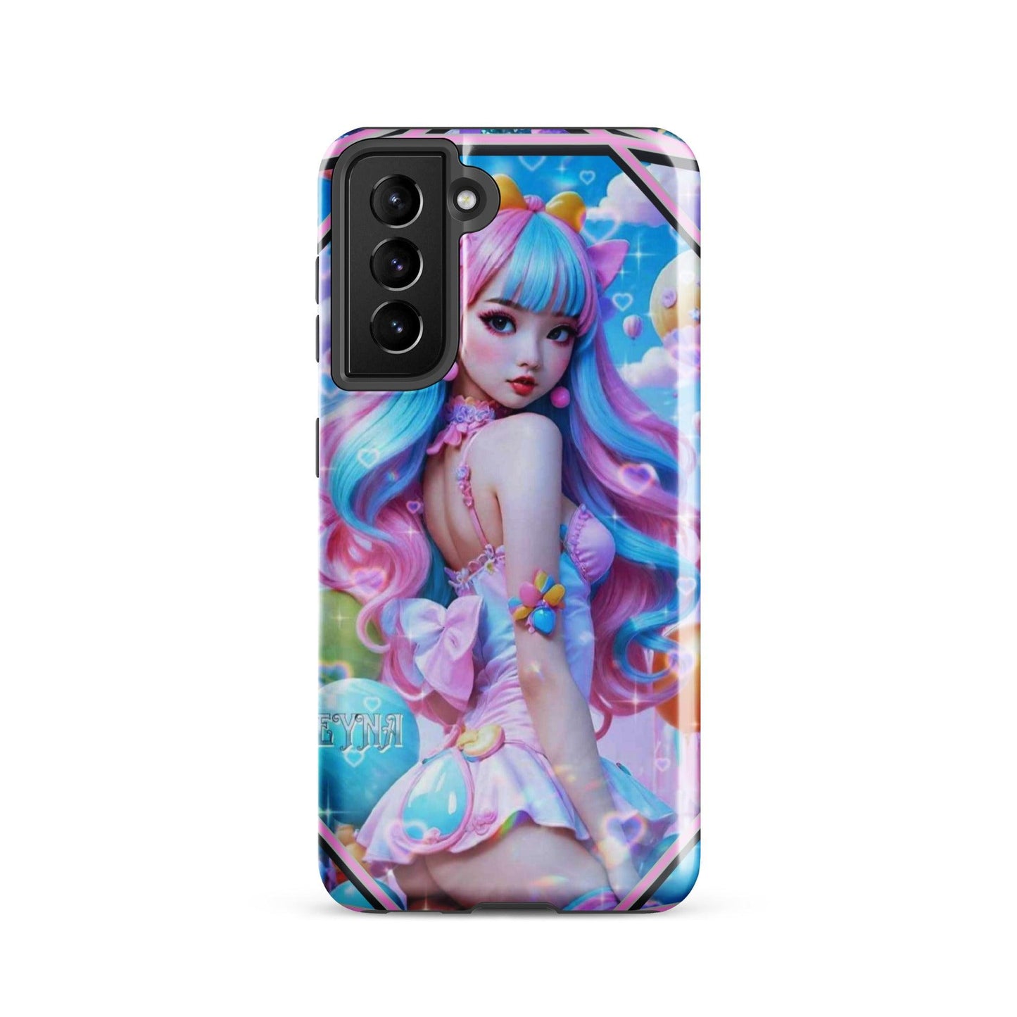 EYNA Emporium - "Kawaii Shimmering Cutie" Tough Case for Samsung® Phones - Dual Layer Protection