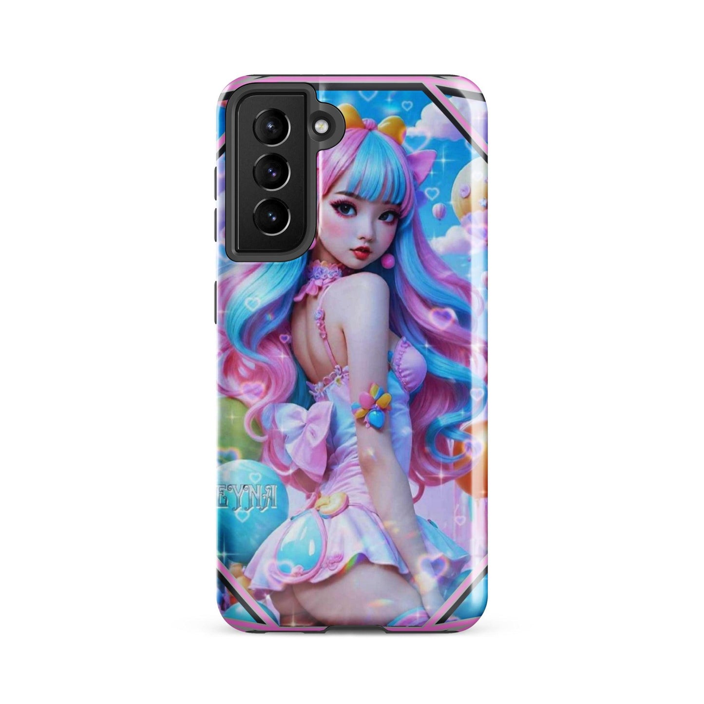 EYNA Emporium - "Kawaii Shimmering Cutie" Tough Case for Samsung® Phones - Dual Layer Protection