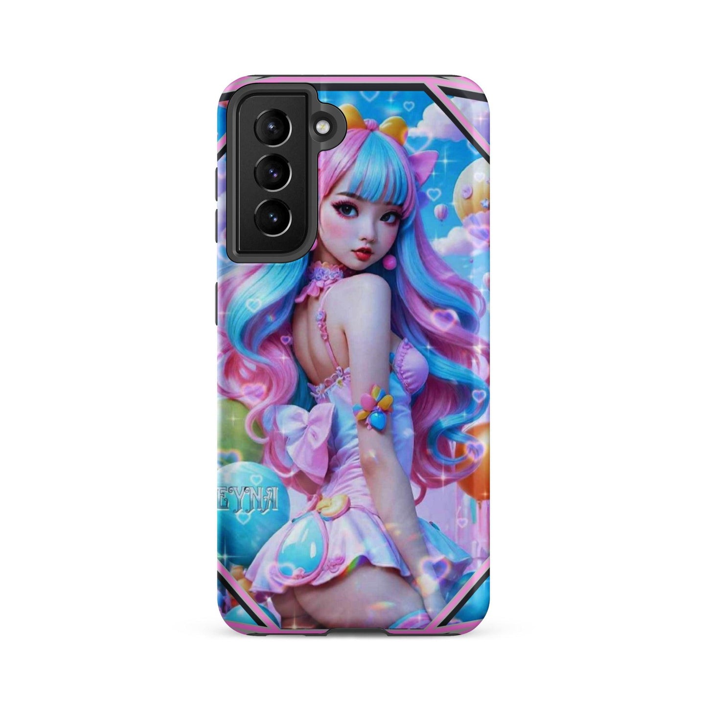 EYNA Emporium - "Kawaii Shimmering Cutie" Tough Case for Samsung® Phones - Dual Layer Protection