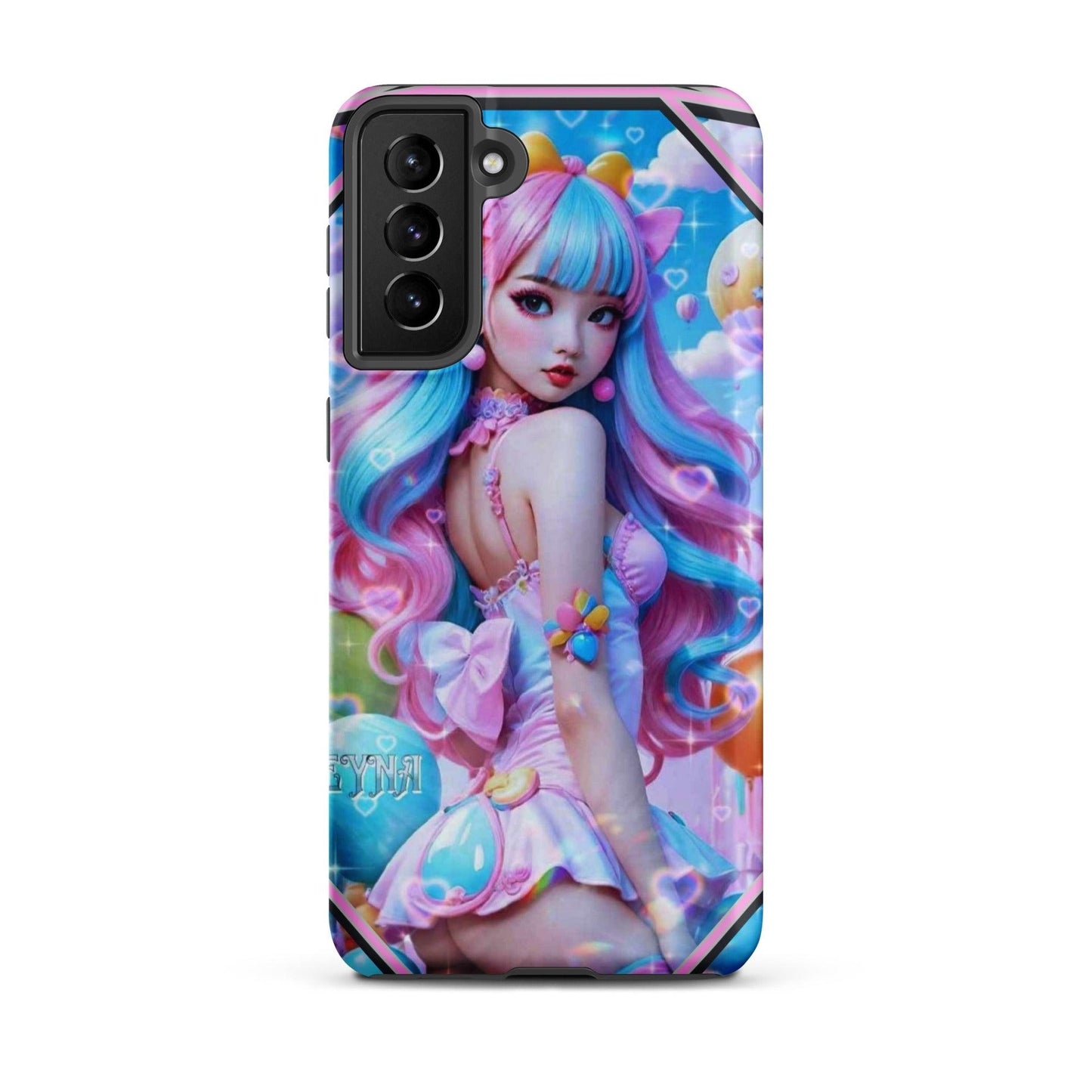 EYNA Emporium - "Kawaii Shimmering Cutie" Tough Case for Samsung® Phones - Dual Layer Protection