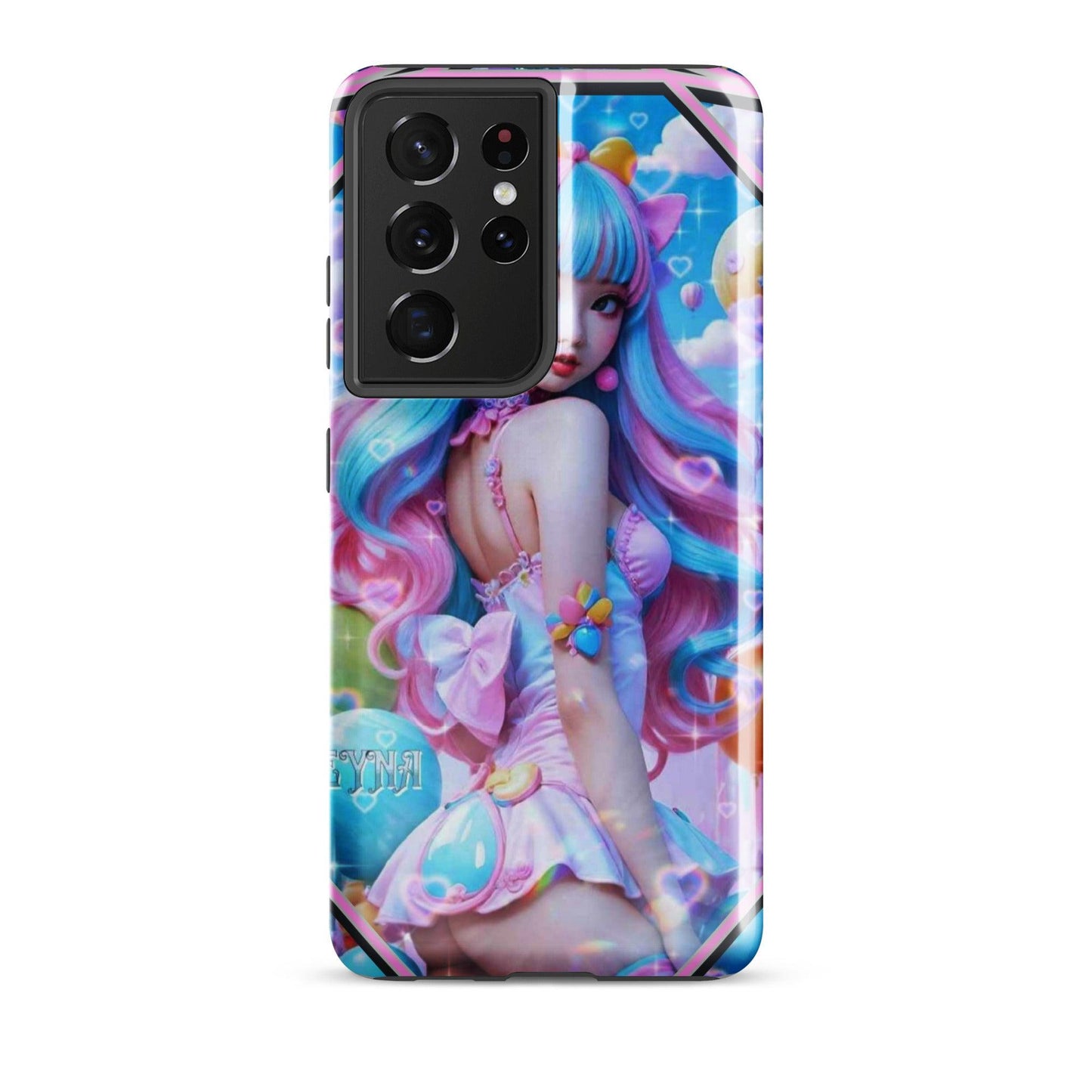 EYNA Emporium - "Kawaii Shimmering Cutie" Tough Case for Samsung® Phones - Dual Layer Protection