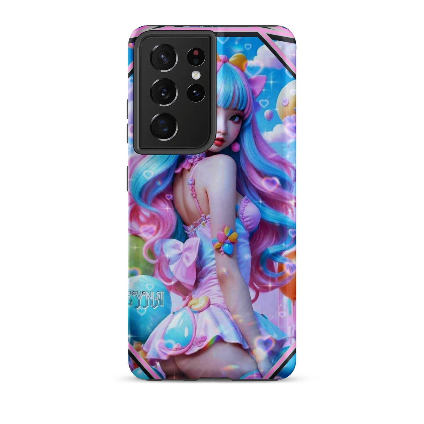 EYNA Emporium - "Kawaii Shimmering Cutie" Tough Case for Samsung® Phones - Dual Layer Protection