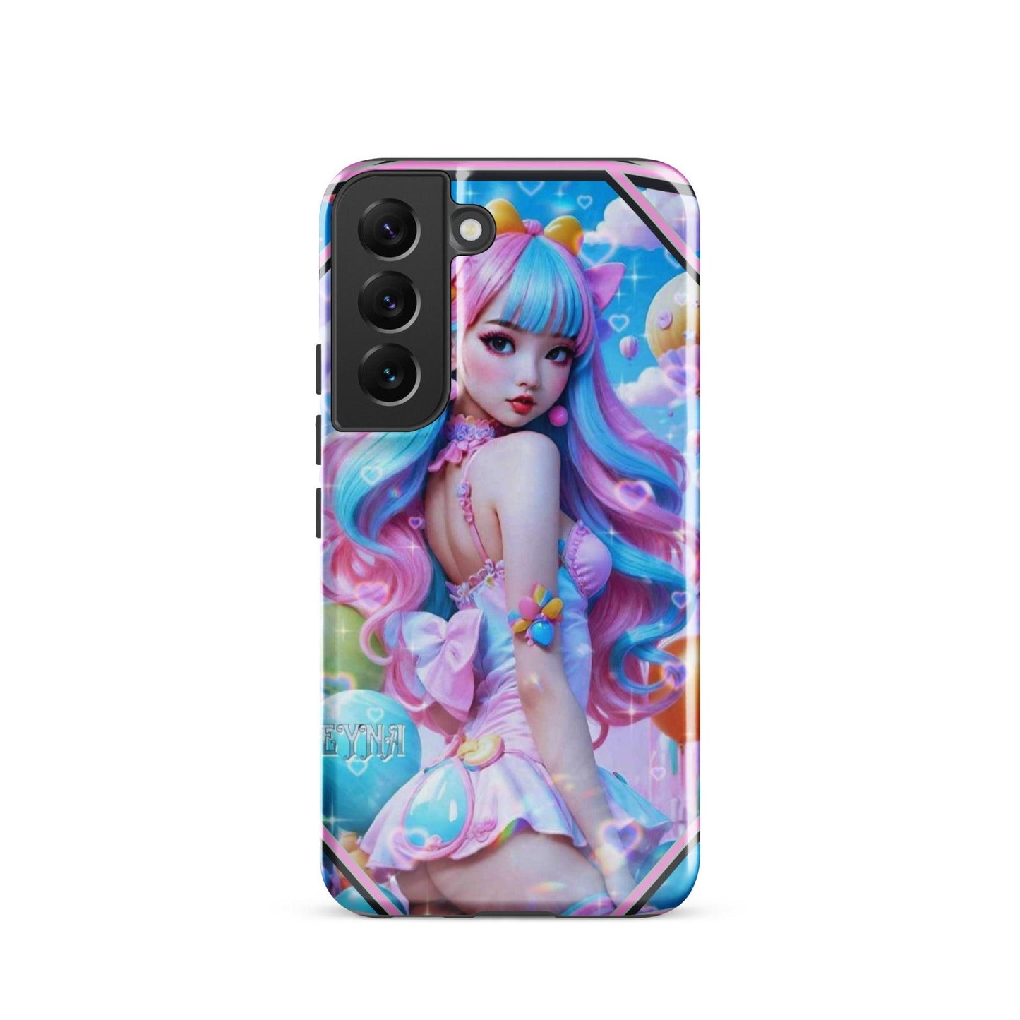 EYNA Emporium - "Kawaii Shimmering Cutie" Tough Case for Samsung® Phones - Dual Layer Protection