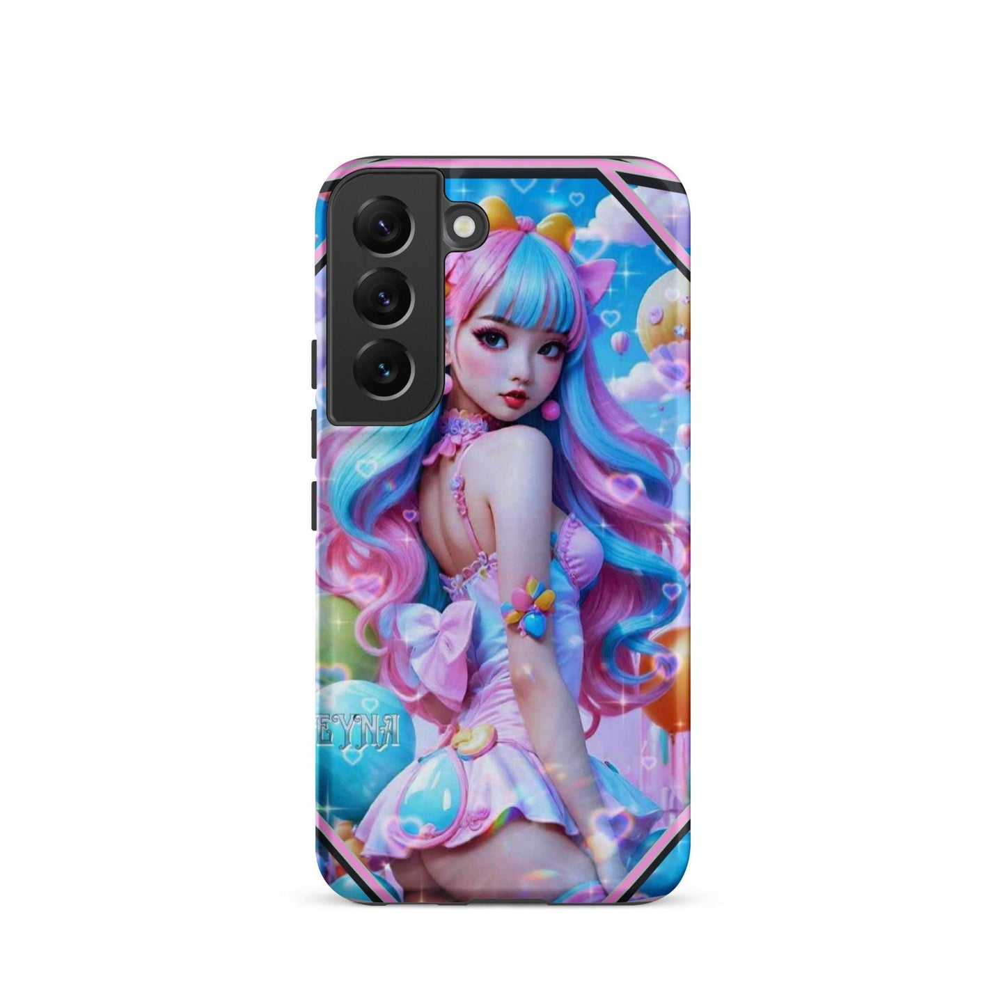 EYNA Emporium - "Kawaii Shimmering Cutie" Tough Case for Samsung® Phones - Dual Layer Protection