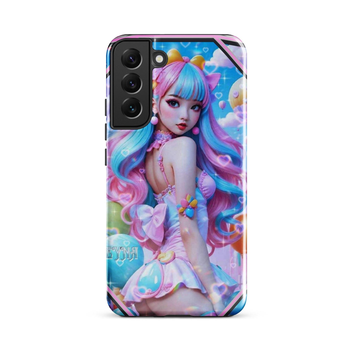 EYNA Emporium - "Kawaii Shimmering Cutie" Tough Case for Samsung® Phones - Dual Layer Protection