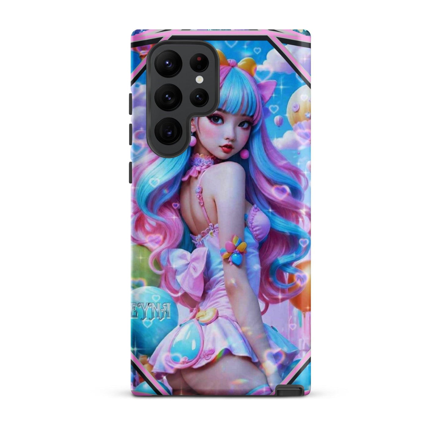 EYNA Emporium - "Kawaii Shimmering Cutie" Tough Case for Samsung® Phones - Dual Layer Protection