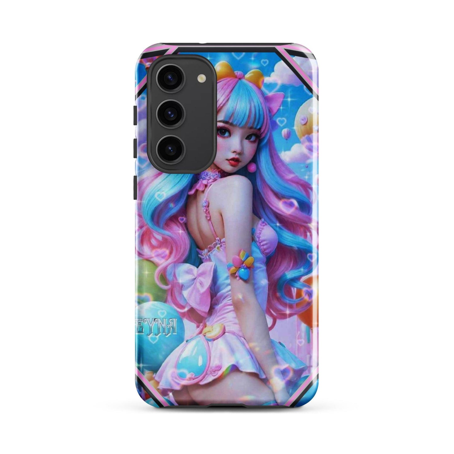 EYNA Emporium - "Kawaii Shimmering Cutie" Tough Case for Samsung® Phones - Dual Layer Protection