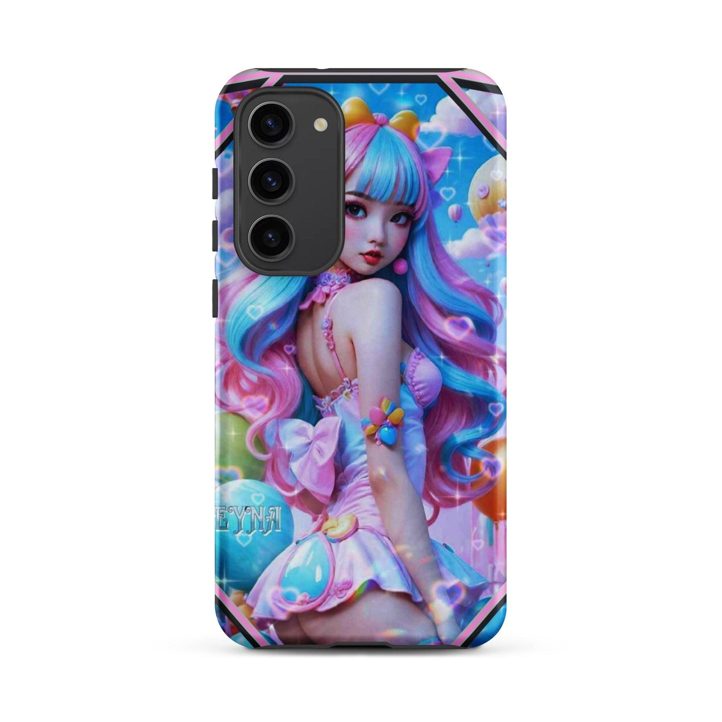 EYNA Emporium - "Kawaii Shimmering Cutie" Tough Case for Samsung® Phones - Dual Layer Protection