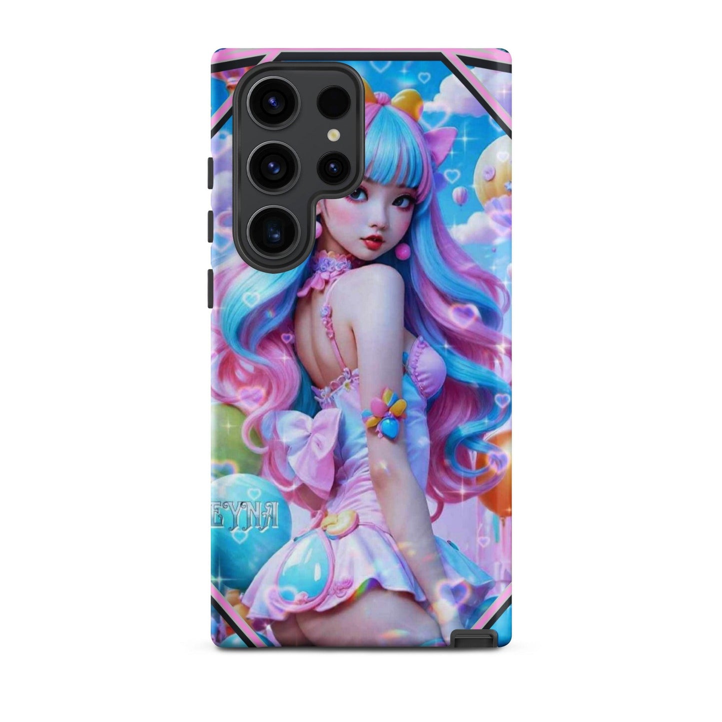 EYNA Emporium - "Kawaii Shimmering Cutie" Tough Case for Samsung® Phones - Dual Layer Protection