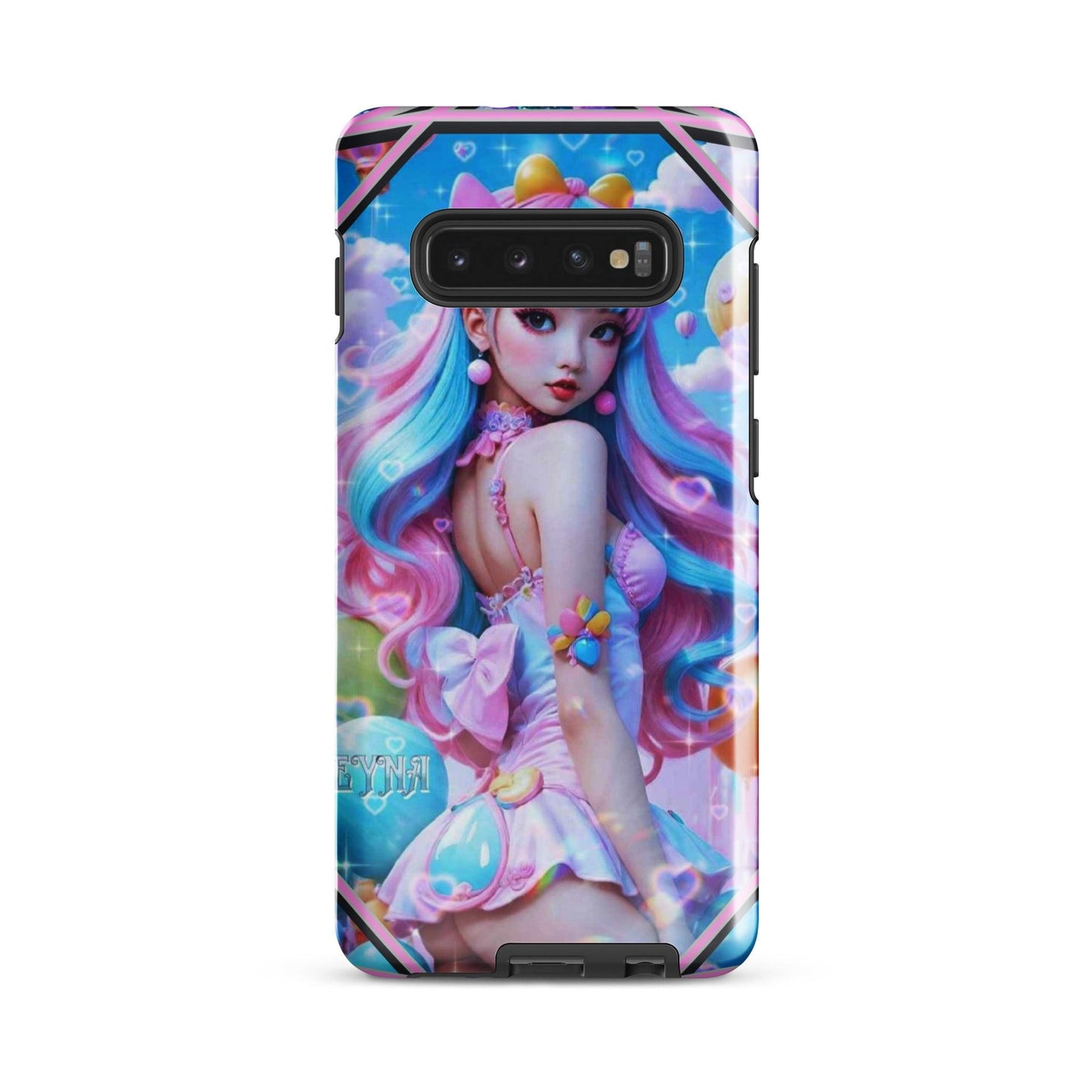 EYNA Emporium - "Kawaii Shimmering Cutie" Tough Case for Samsung® Phones - Dual Layer Protection