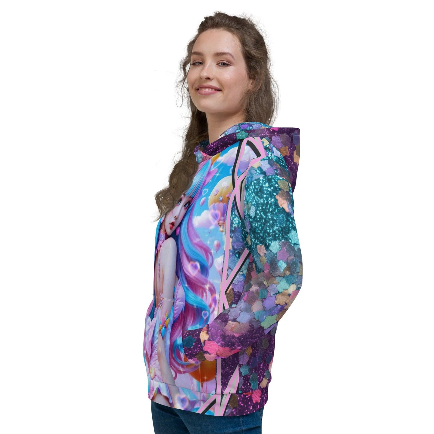 EYNA Emporium - Kawaii Shimmering Cutie Unisex Hoodie