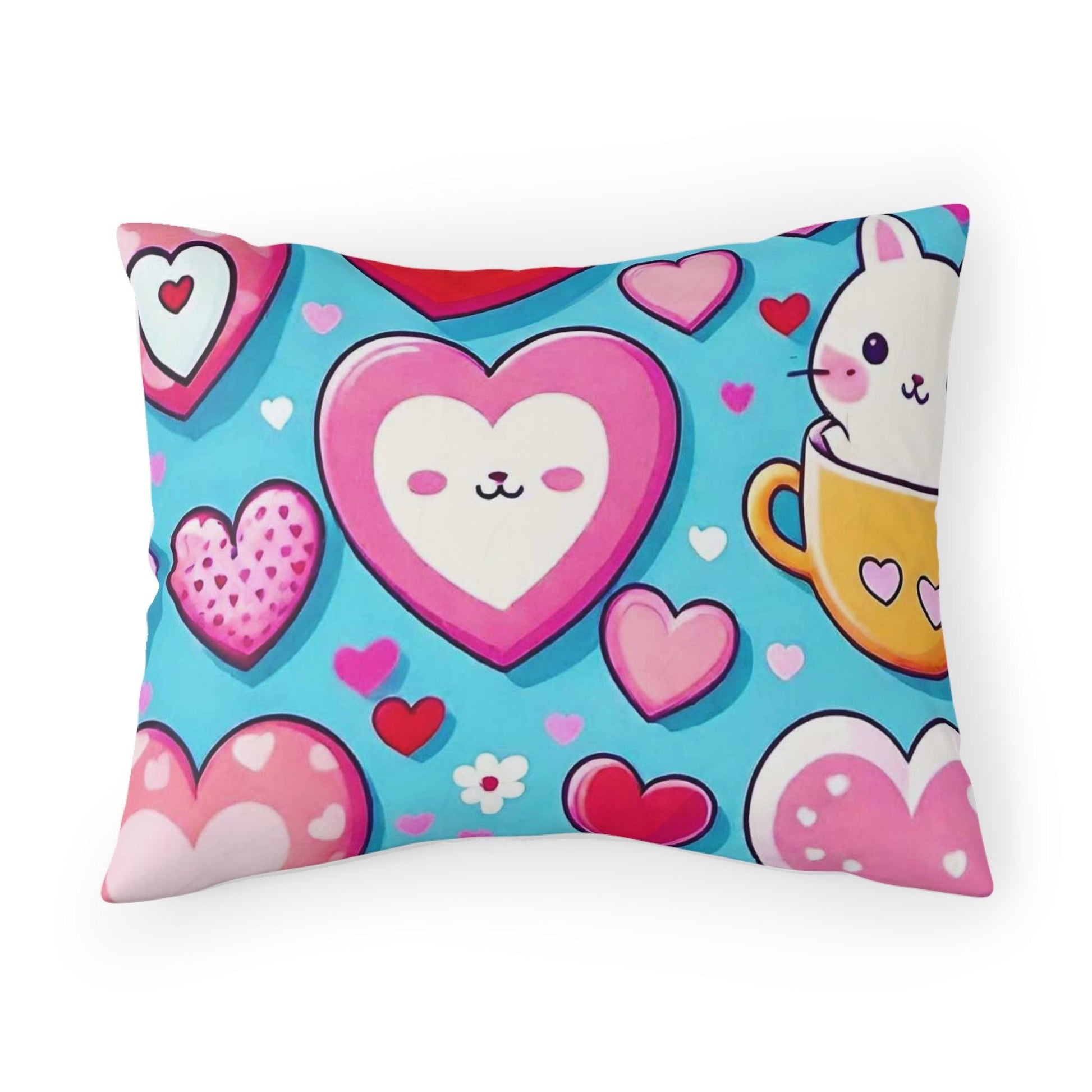 EYNA Emporium - "Kitten Hearts" Pillow Sham