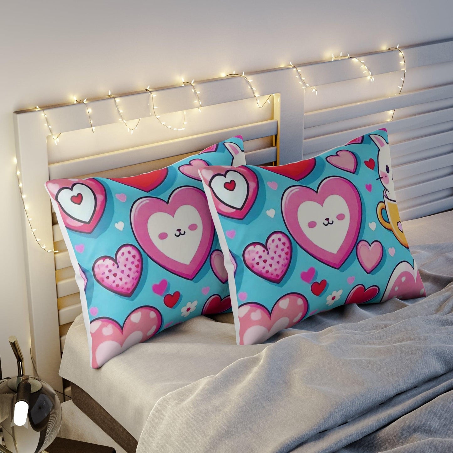 EYNA Emporium - "Kitten Hearts" Pillow Sham