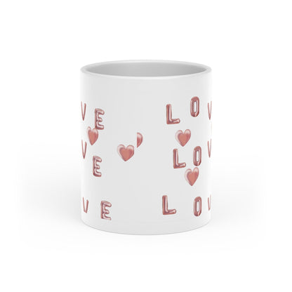 EYNA Emporium - "Love in Hand" Heart-Shaped Mug