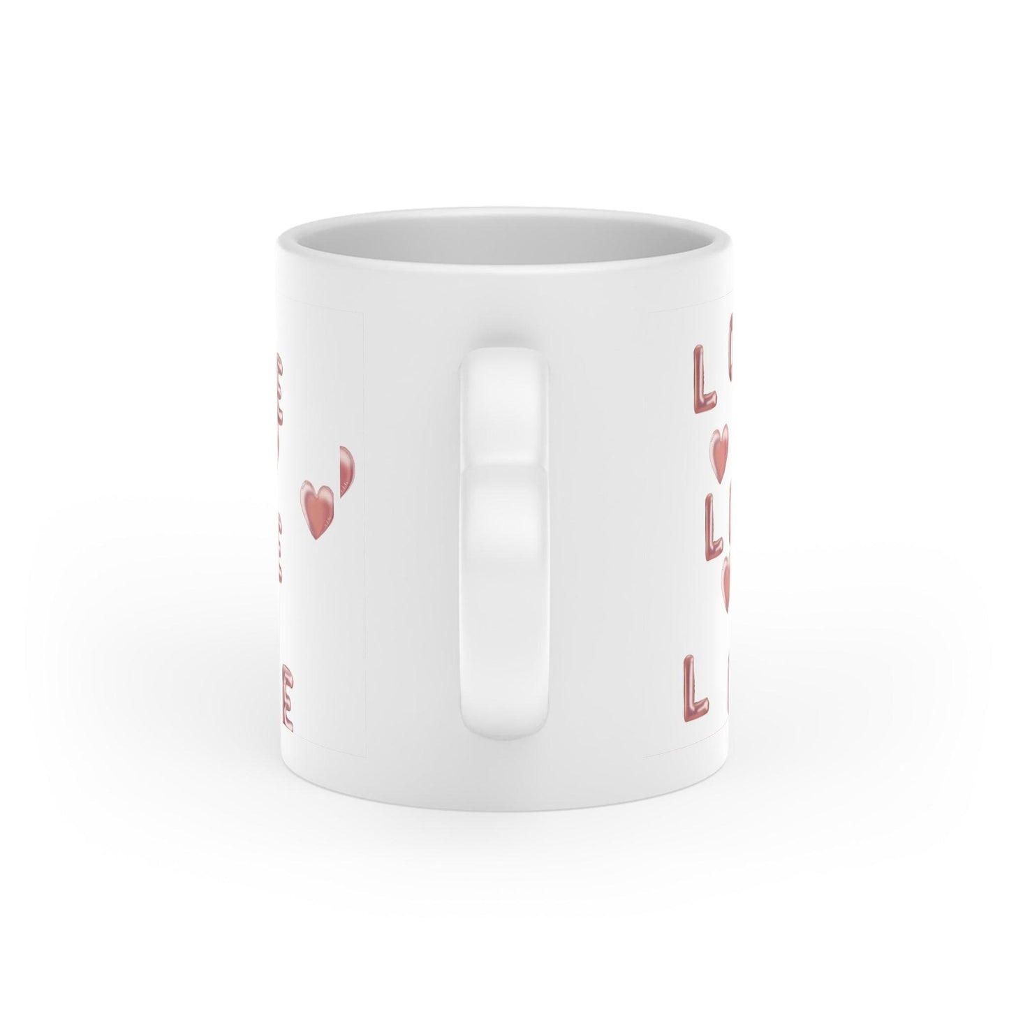 EYNA Emporium - "Love in Hand" Heart-Shaped Mug