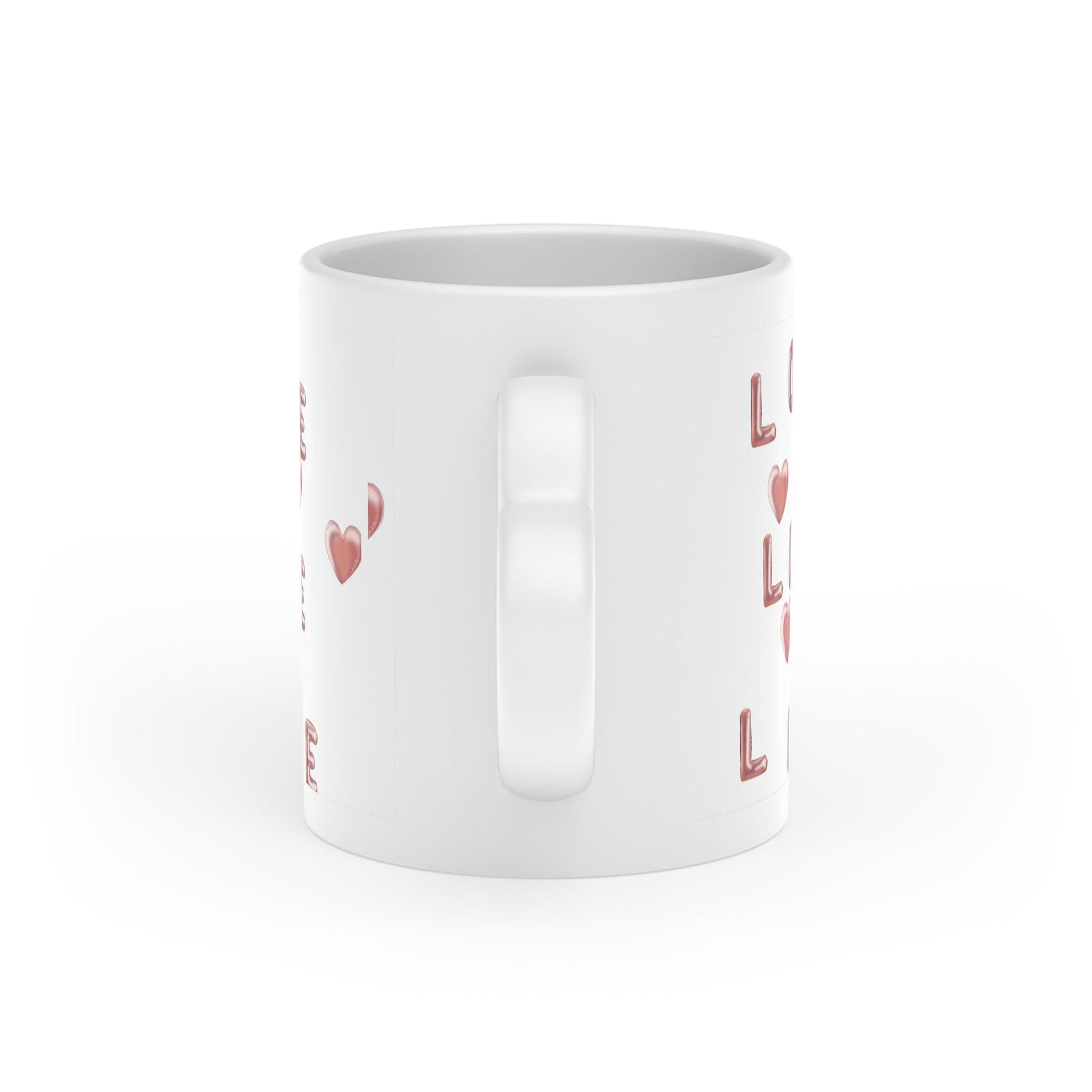 EYNA Emporium - "Love in Hand" Heart-Shaped Mug